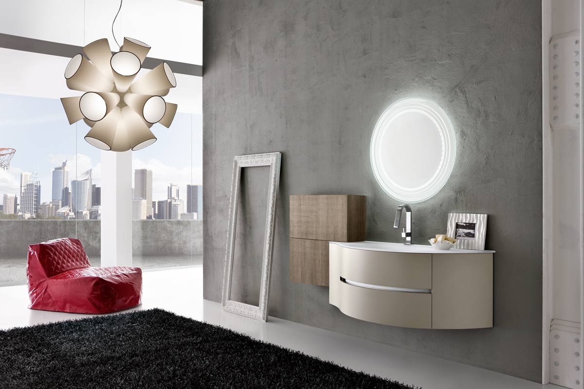Arredo bagno moderno Top Lops And One consolle - Acquistabile in ... Arredo bagno moderno Top Lops And One consolle - Acquistabile in ...