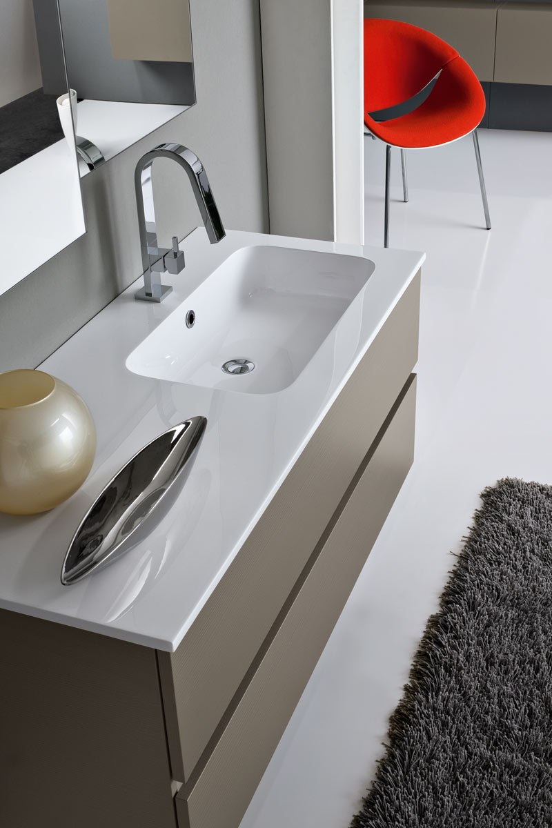 arredo bagno moderno collezione lops and one consolle