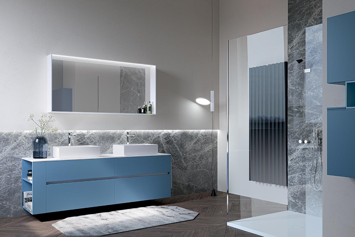 Arredo bagno moderno Top Lops Aria Progetto 09 - bagni - Acquistabile in  Milano e provincia, Monza e Brianza