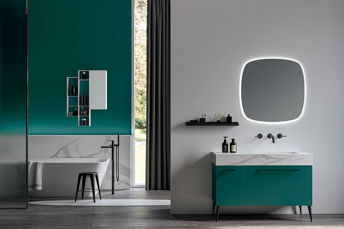 Arredo bagno moderno Top Lops Aria Progetto 12 - bagni - Acquistabile in  Milano e provincia, Monza e Brianza