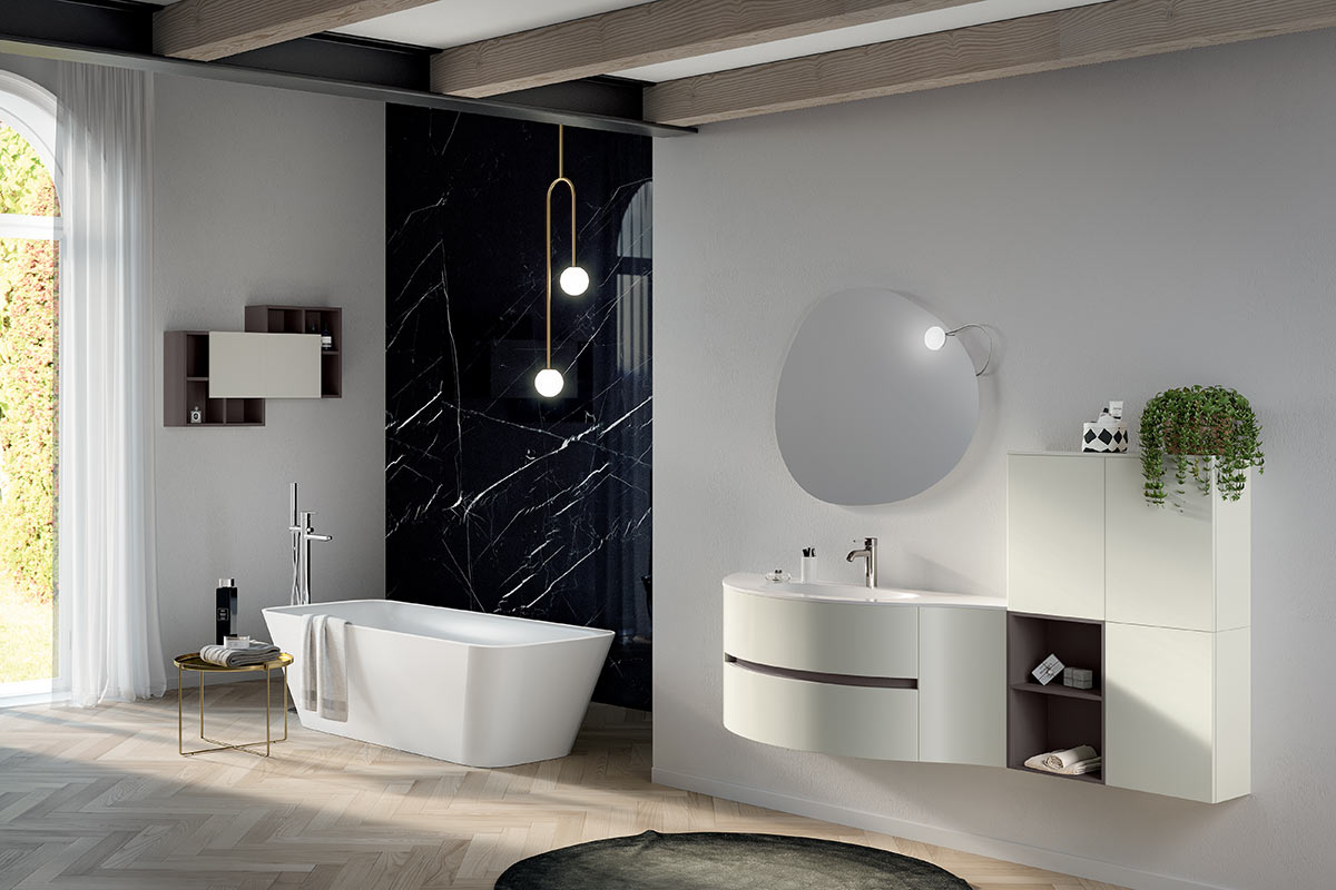 Arredo bagno moderno Top Lops Aria Progetto 12 - bagni - Acquistabile in  Milano e provincia, Monza e Brianza