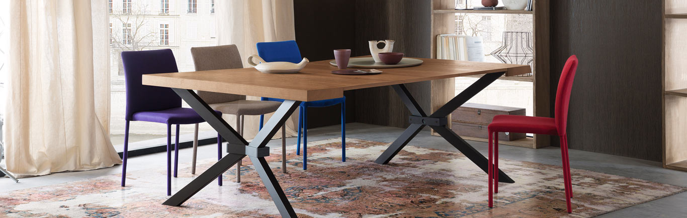 Tavoli consolle Milano di Calligaris, Riflessi, Kare design