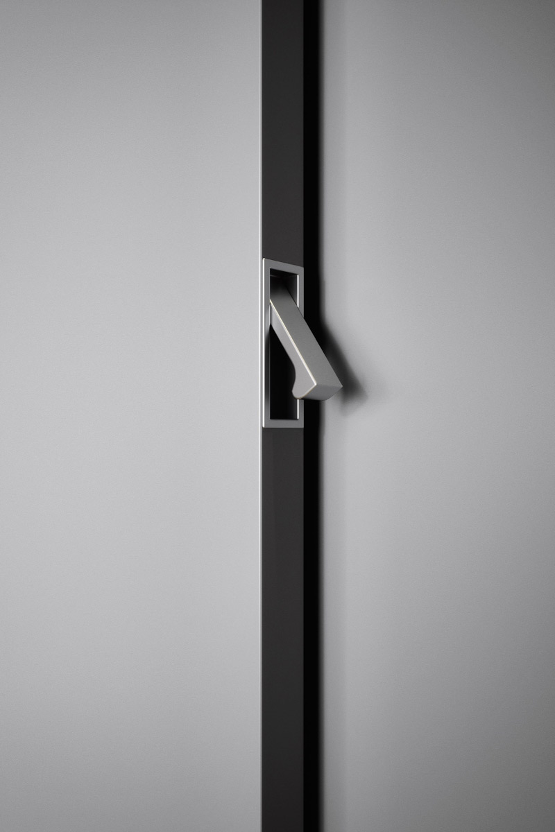 Armadio moderno scorrevole Top Lops Progetto anta Plisse 3