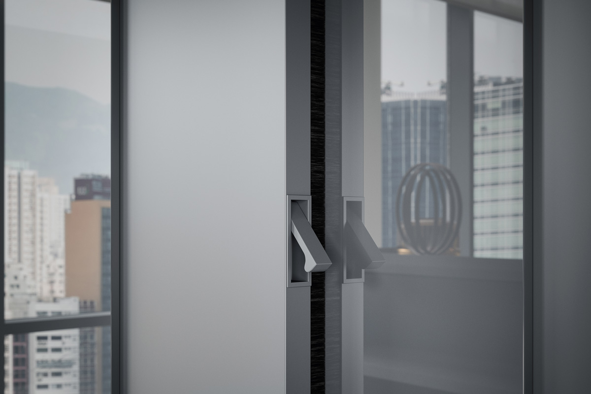 Armadio moderno scorrevole Top Lops Progetto anta Plisse 5