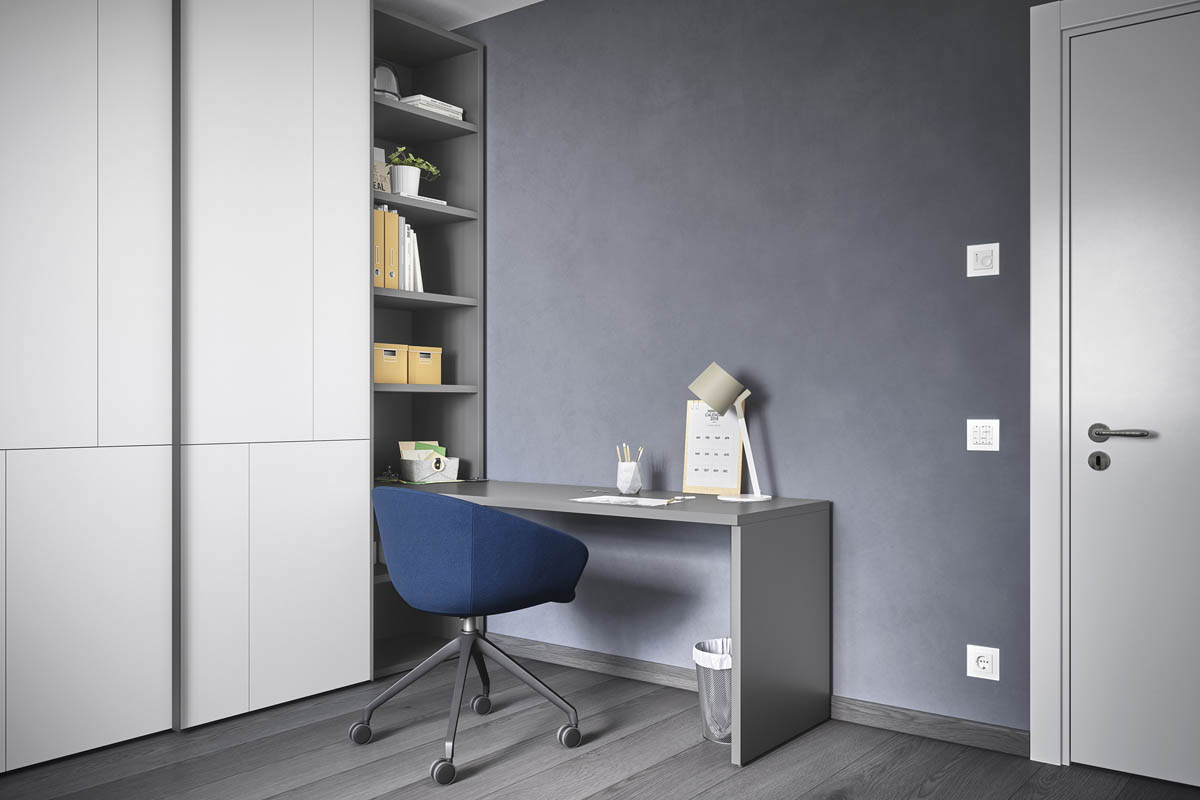 Armadio moderno scorrevole Easy Lops Progetto anta Profilo 3