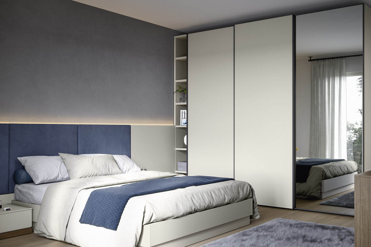 Armadio moderno scorrevole Easy Lops Progetto anta Profilo 4