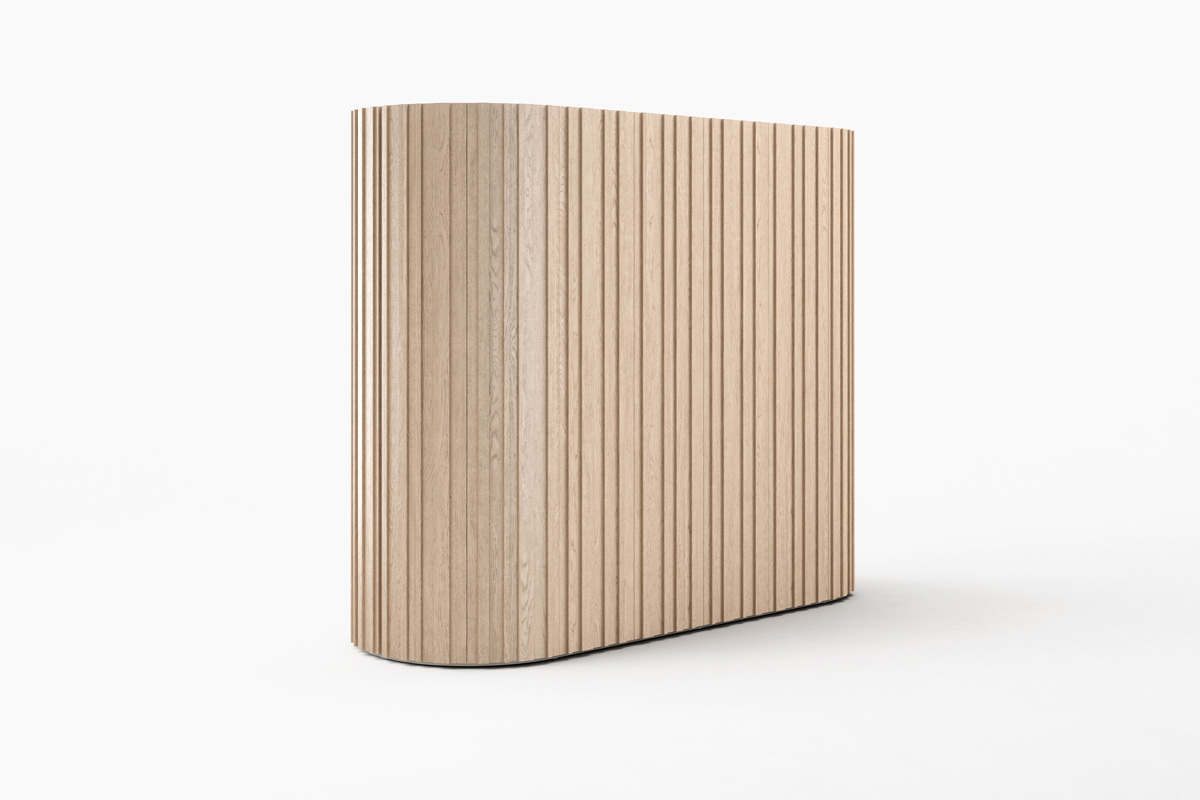 Armadio moderno battente Top Lops Progetto anta Stave 13