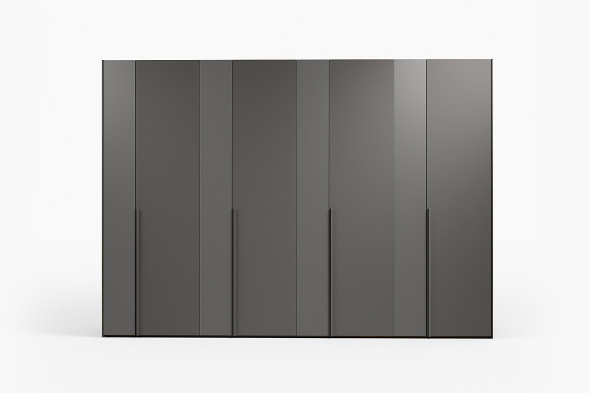 Armadio moderno battente Top Lops Progetto anta Thick 3