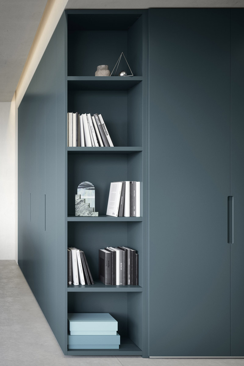 Armadio moderno battente Top Lops Progetto anta Vico 4