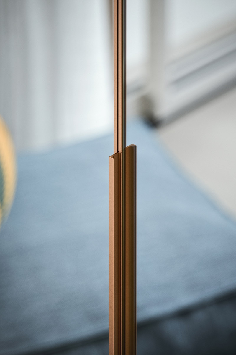 Armadio moderno scorrevole Top Lops Progetto anta Crystal 2