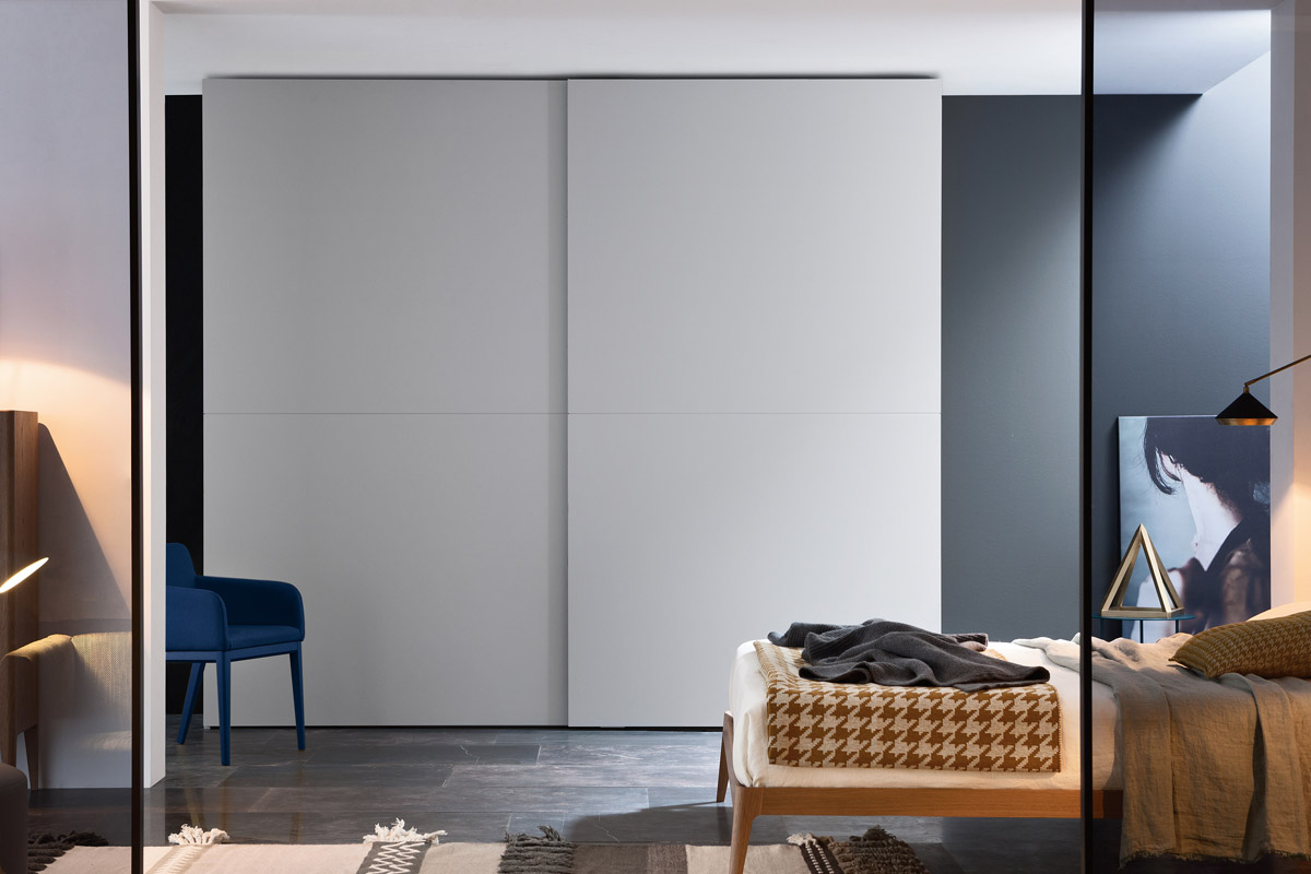 Armadio moderno scorrevole Top Lops Progetto anta Allison 1