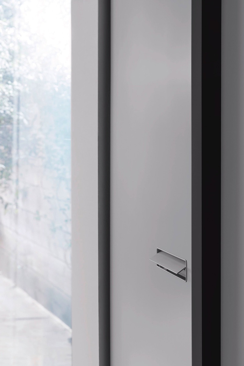 Armadio moderno battente Top Lops Progetto anta Alfa 4