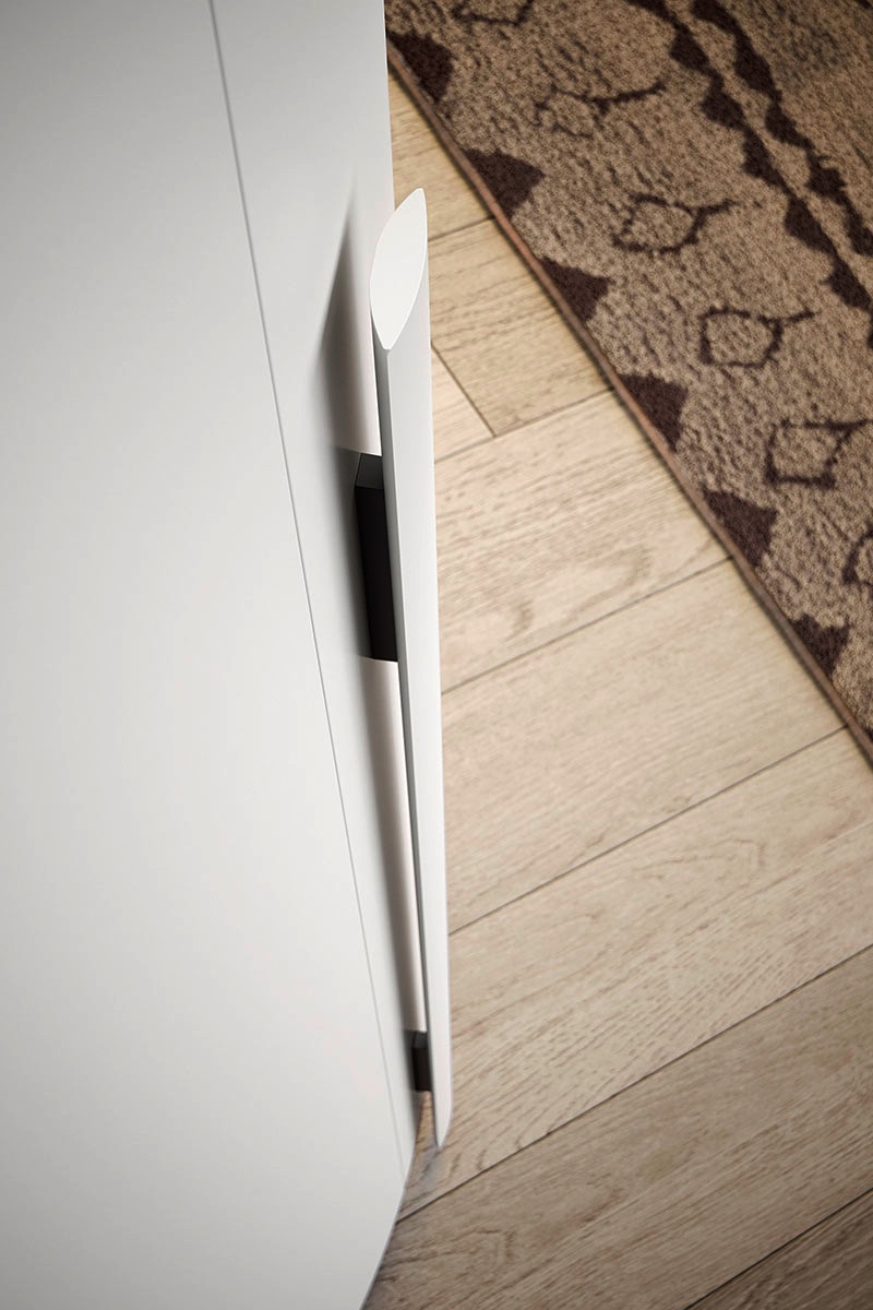 Armadio moderno battente&nbsp;Top Lops&nbsp;Progetto anta Curvo 2