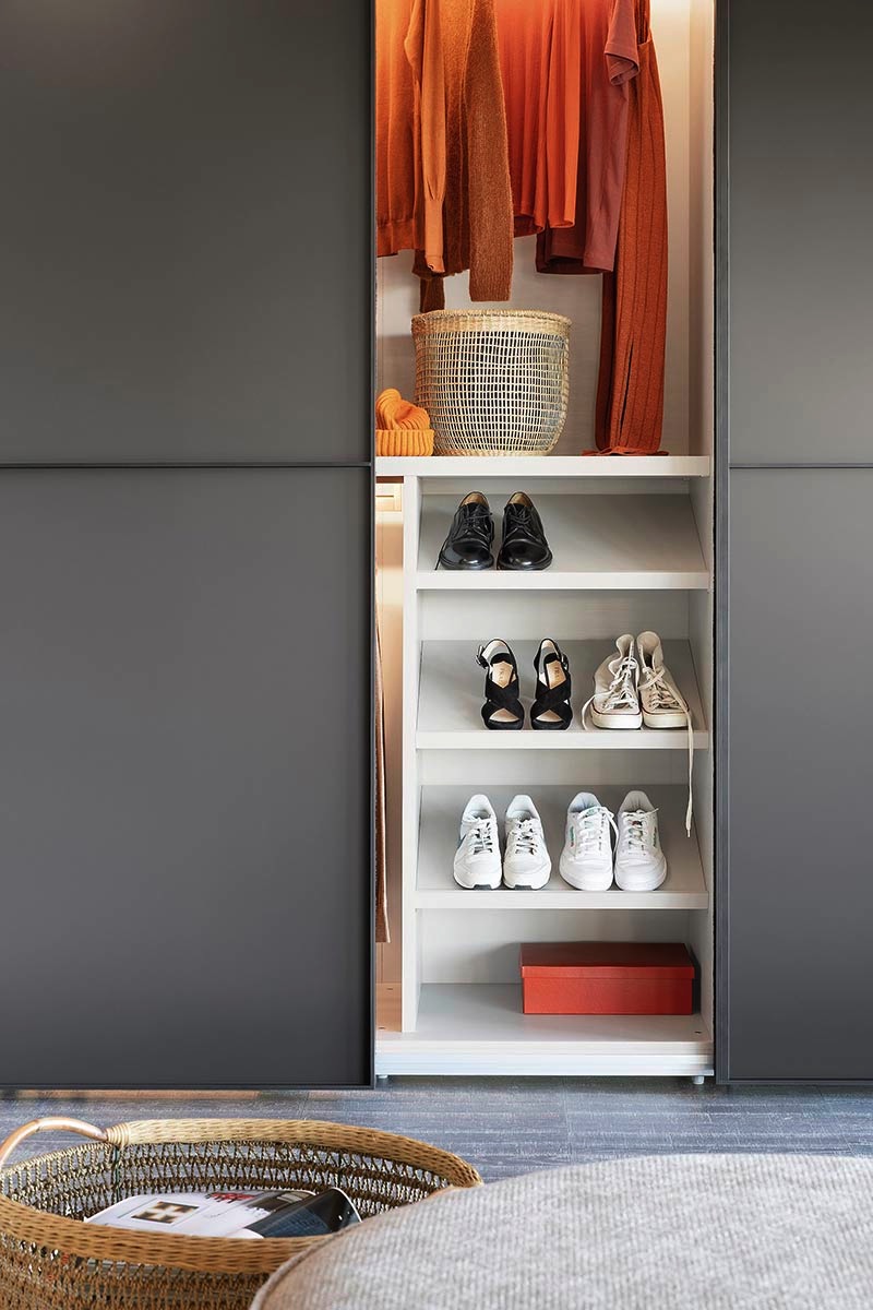 Armadio moderno scorrevole Top Lops Progetto anta Layer 3