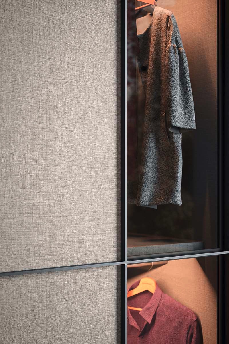 Armadio moderno scorrevole Top Lops Progetto anta Layer 10