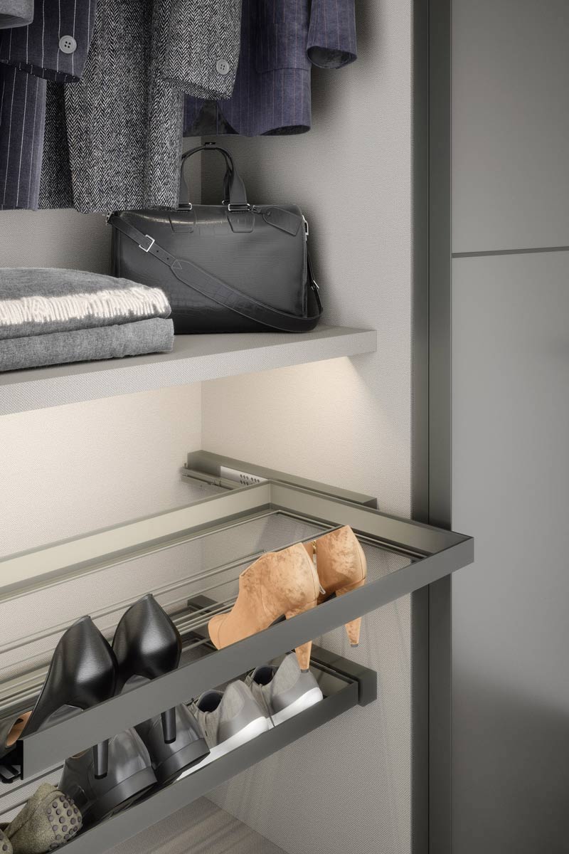 Armadio moderno scorrevole Top Lops Progetto anta Dover 2