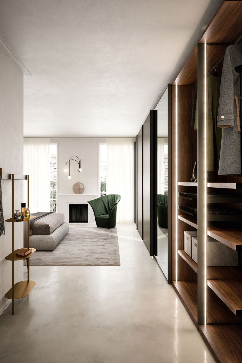 Armadio moderno scorrevole Top Lops Progetto anta Dover 5