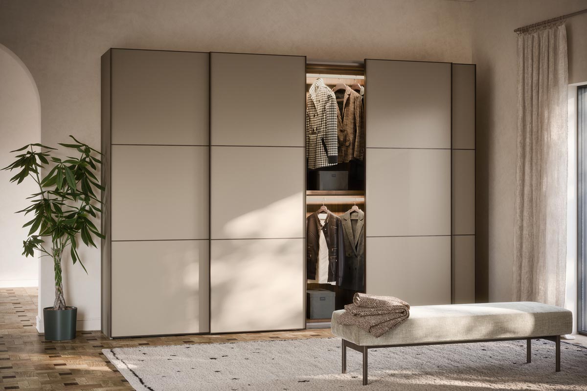 Armadio moderno scorrevole Top Lops Progetto anta Dover 7