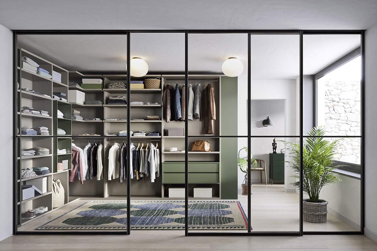 Cabina armadio moderna Top Lops Progetto Ben 1