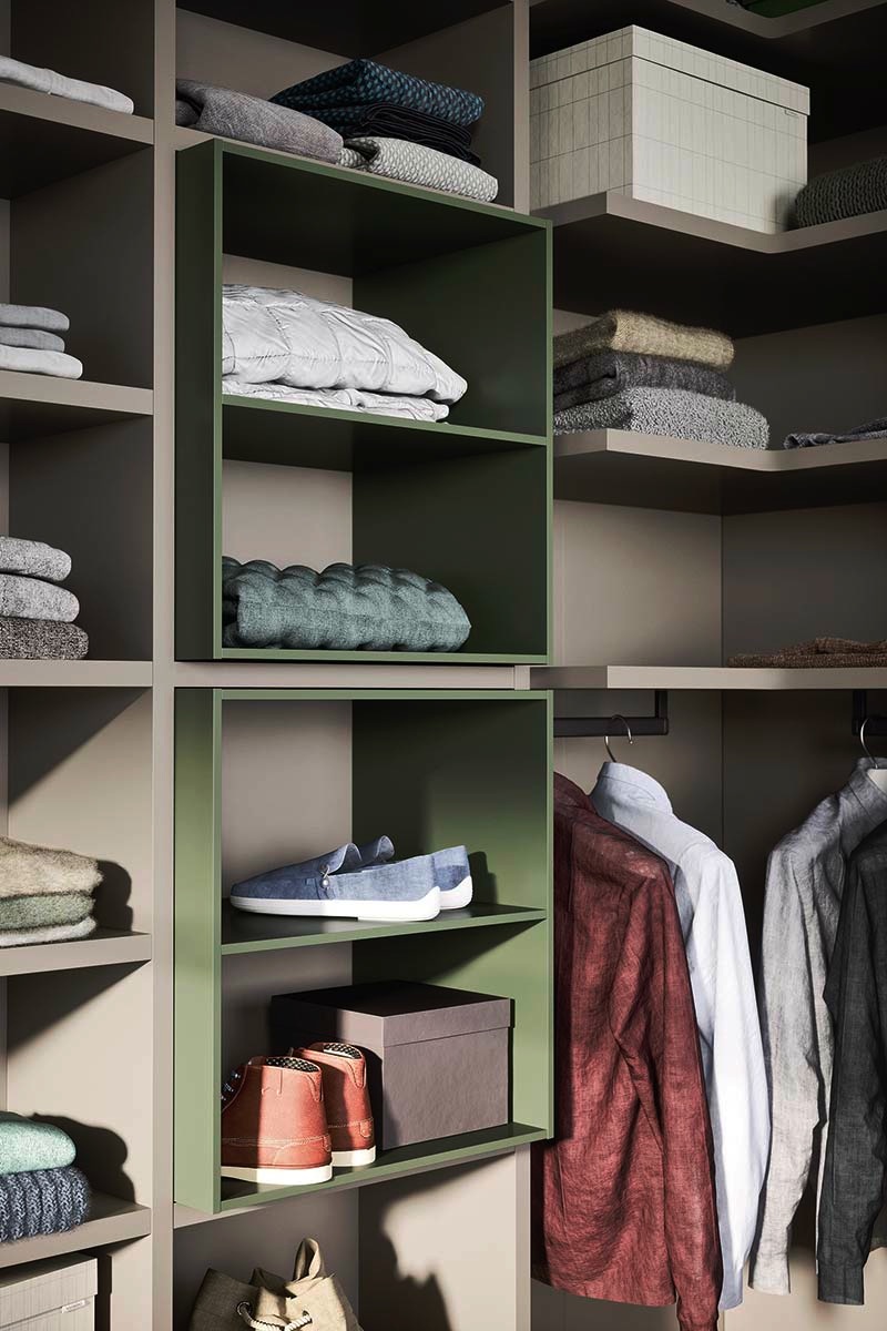 Cabina armadio moderna Top Lops Progetto Ben 3