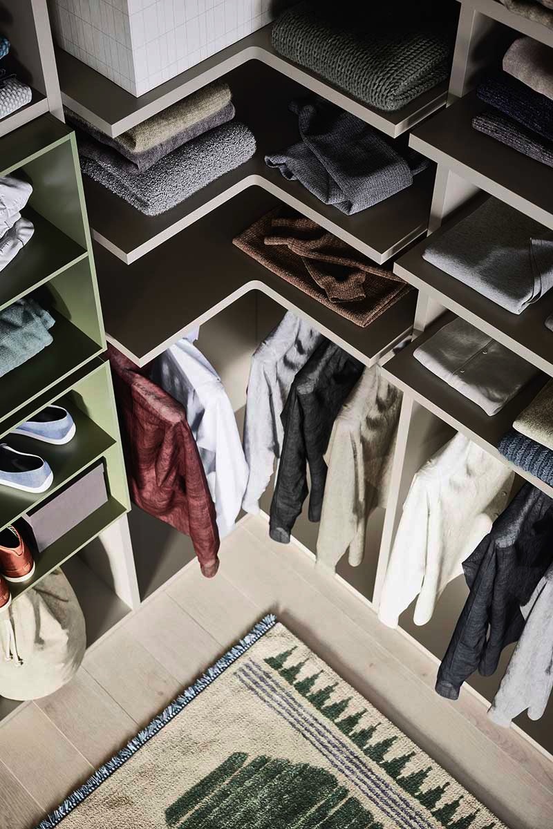 Cabina armadio moderna Top Lops Progetto Ben 5