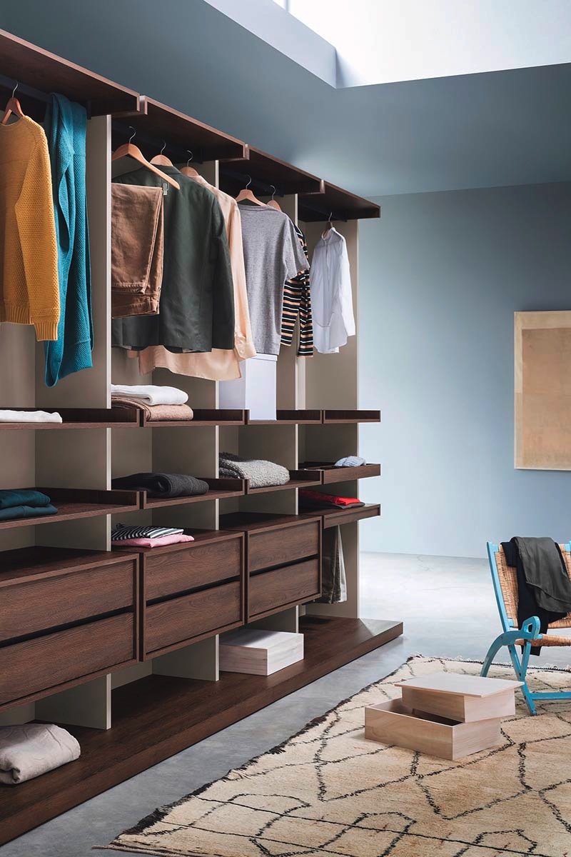 Cabina armadio moderna Top Lops Progetto Ben 7