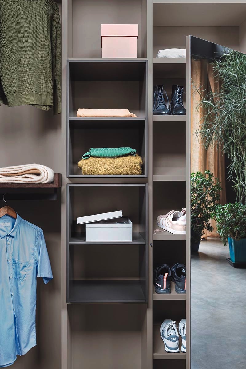 Cabina armadio moderna Top Lops Progetto Ben 8