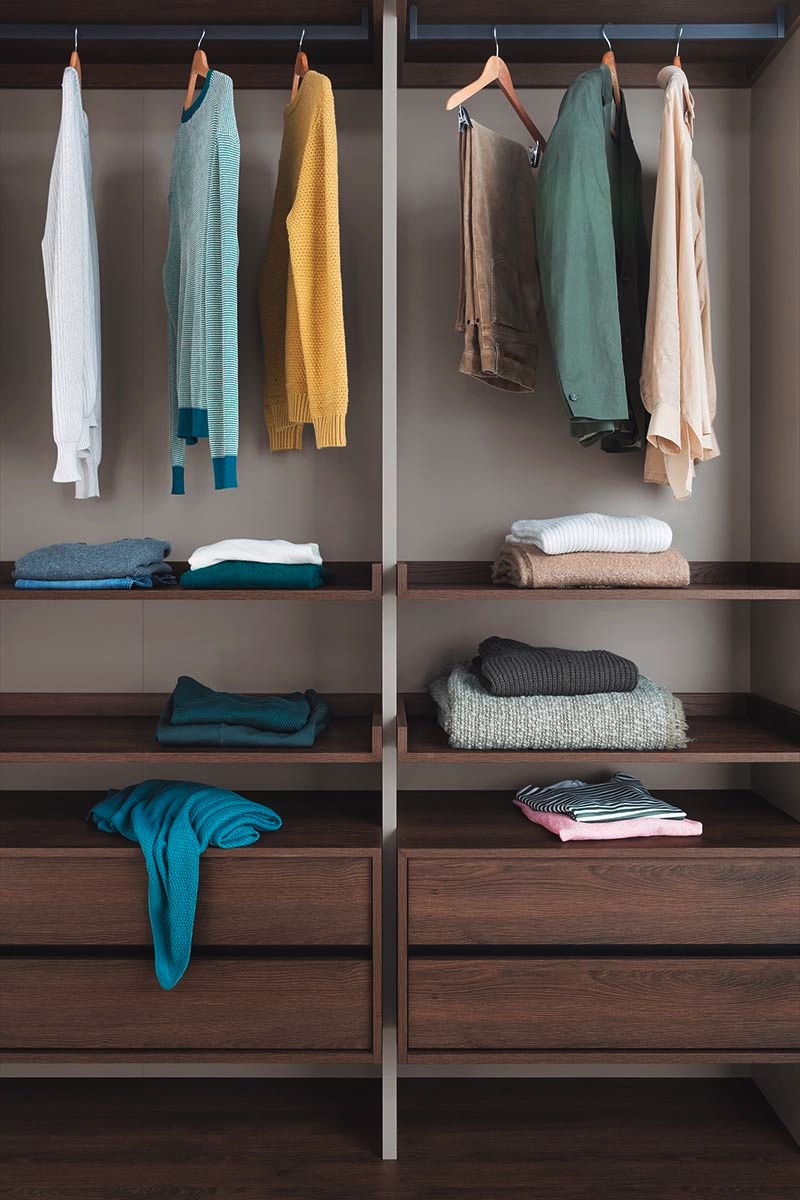 Cabina armadio moderna Top Lops Progetto Ben 12