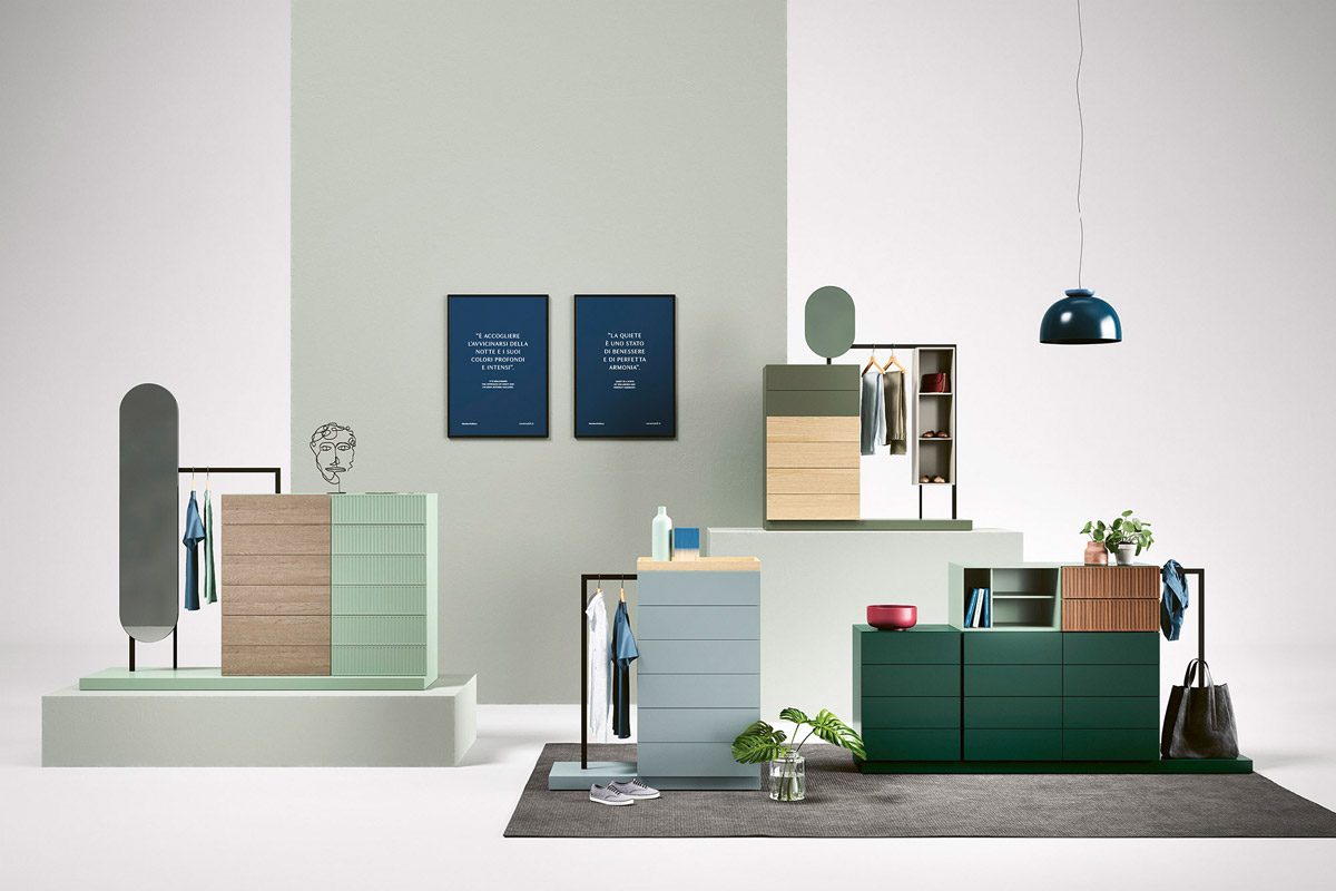 Como' comodini settimanali moderni Collezione Lops Easy ...