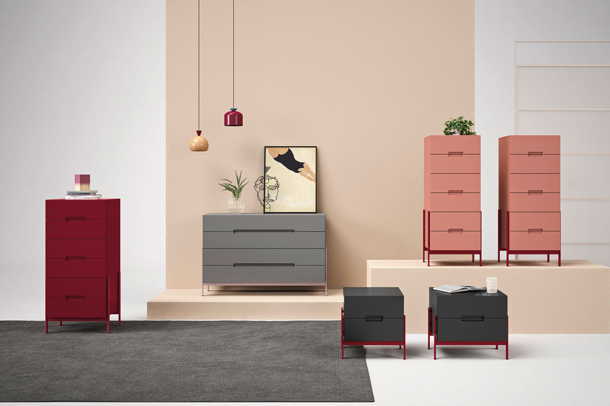 Como' comodini settimanali moderni Top Lops Float 1