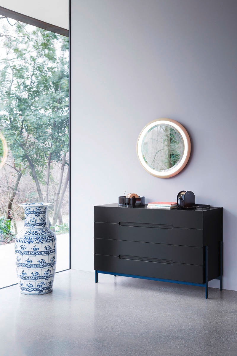 Como' comodini settimanali moderni Top Lops Float 5