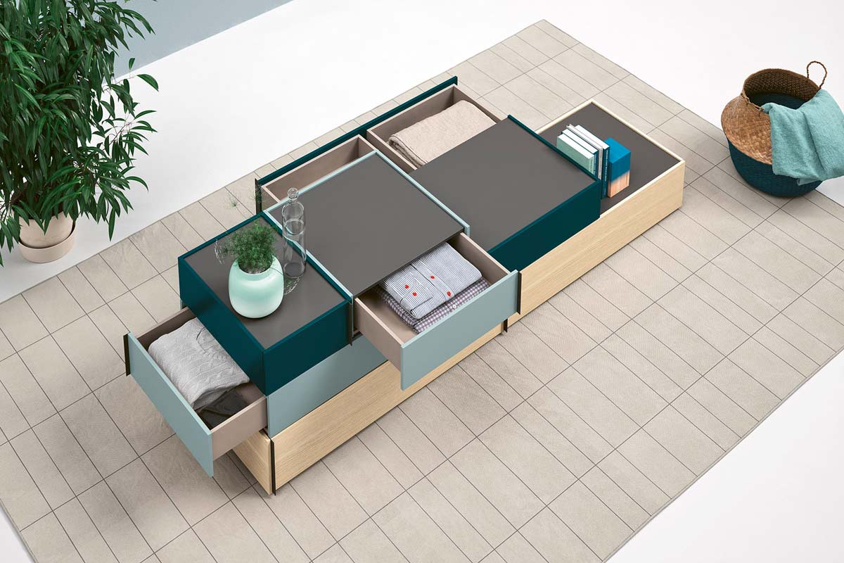 Como' comodini settimanali moderni Top Lops Giro Giro 3