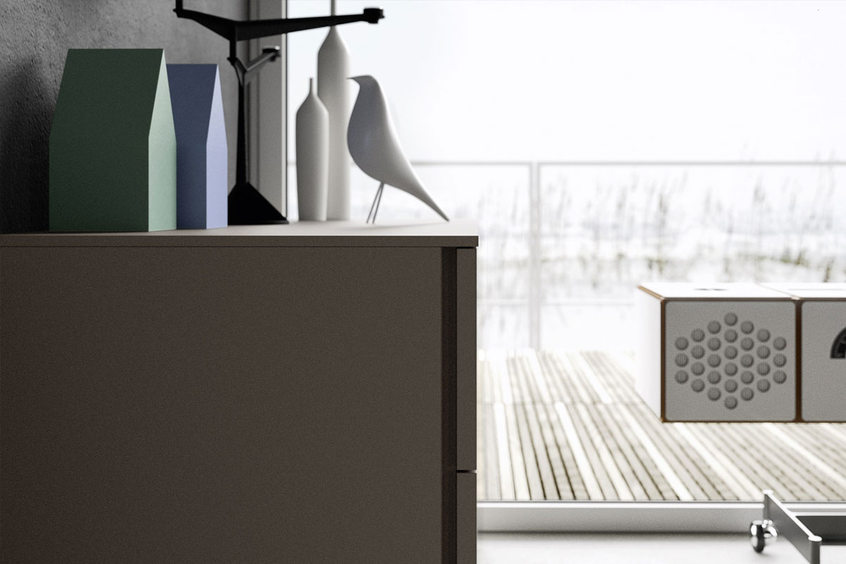 Como' comodini settimanali moderni Easy Lops Atene 4