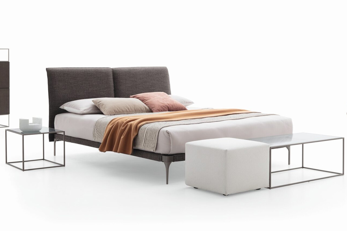 Letto matrimoniale moderno imbottito Ditre Ada 4