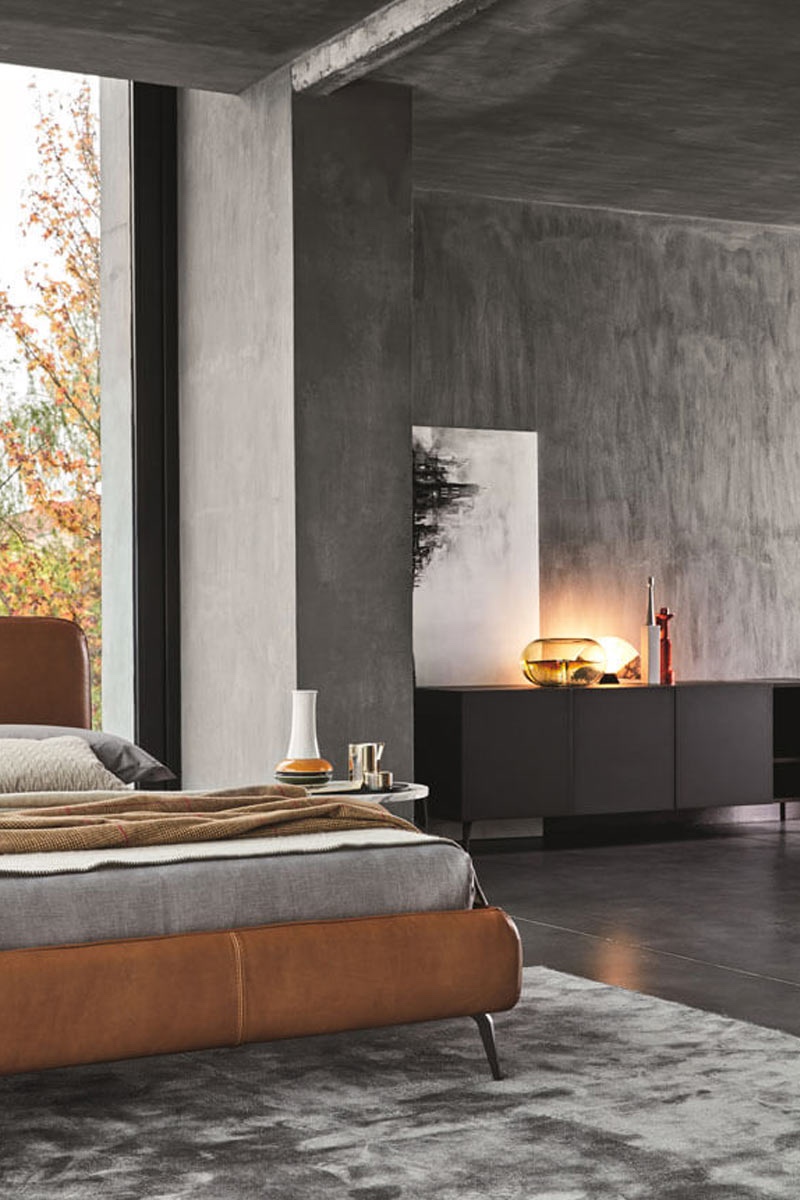 Letto matrimoniale moderno imbottito&nbsp;Ditre&nbsp;Aris 3