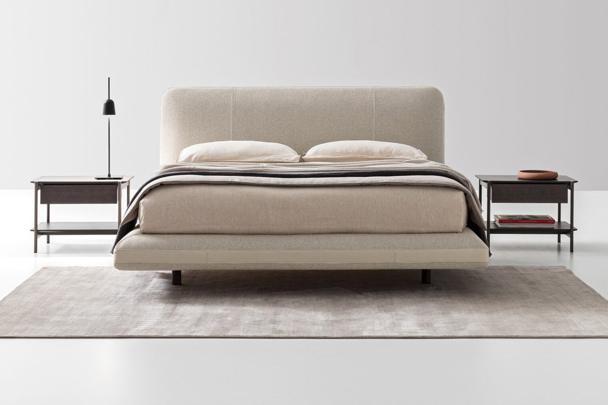 Letto matrimoniale moderno imbottito Ditre Avalon 6