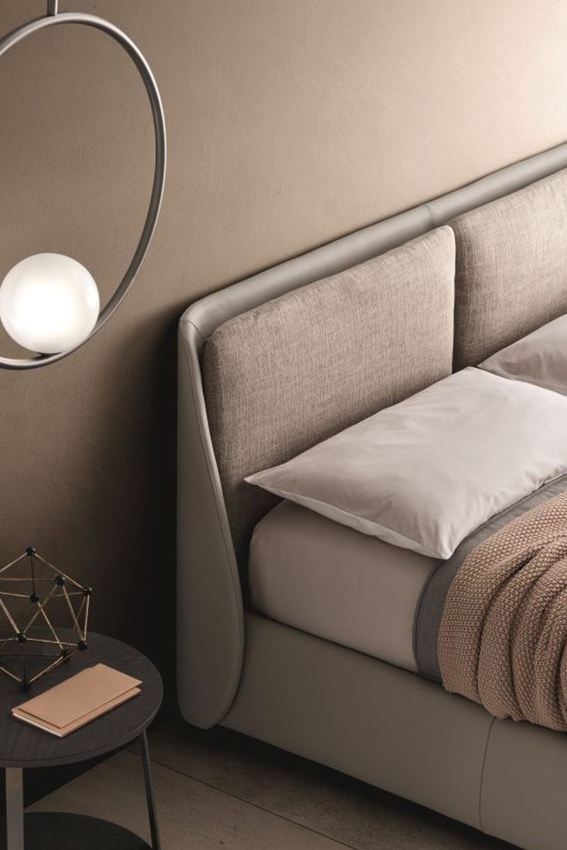 Letto matrimoniale moderno imbottito&nbsp;Ditre&nbsp;Bend 2