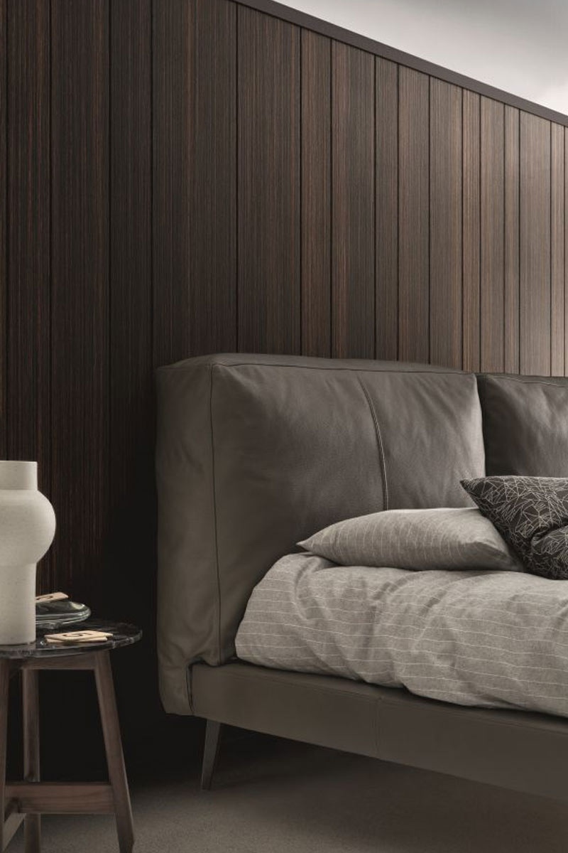 Letto matrimoniale moderno imbottito Ditre Sound 2