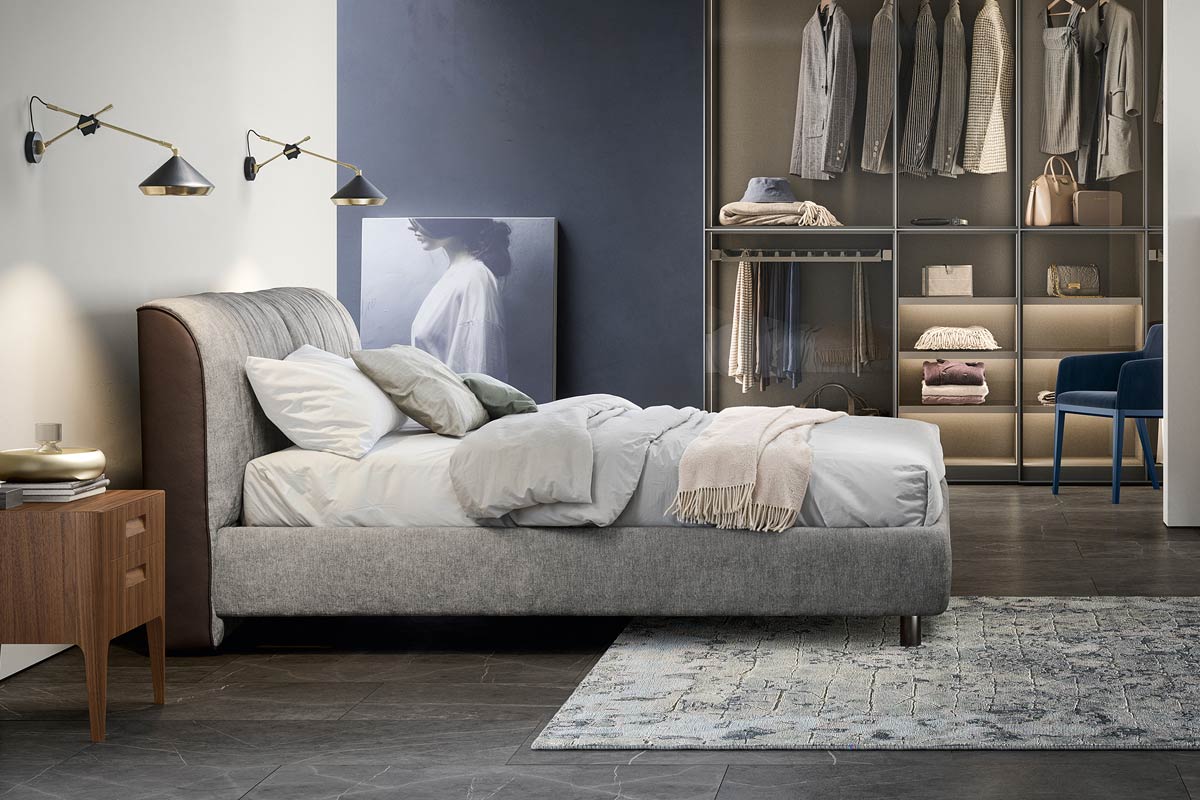 Letto matrimoniale moderno imbottito Top Lops Belleville 4