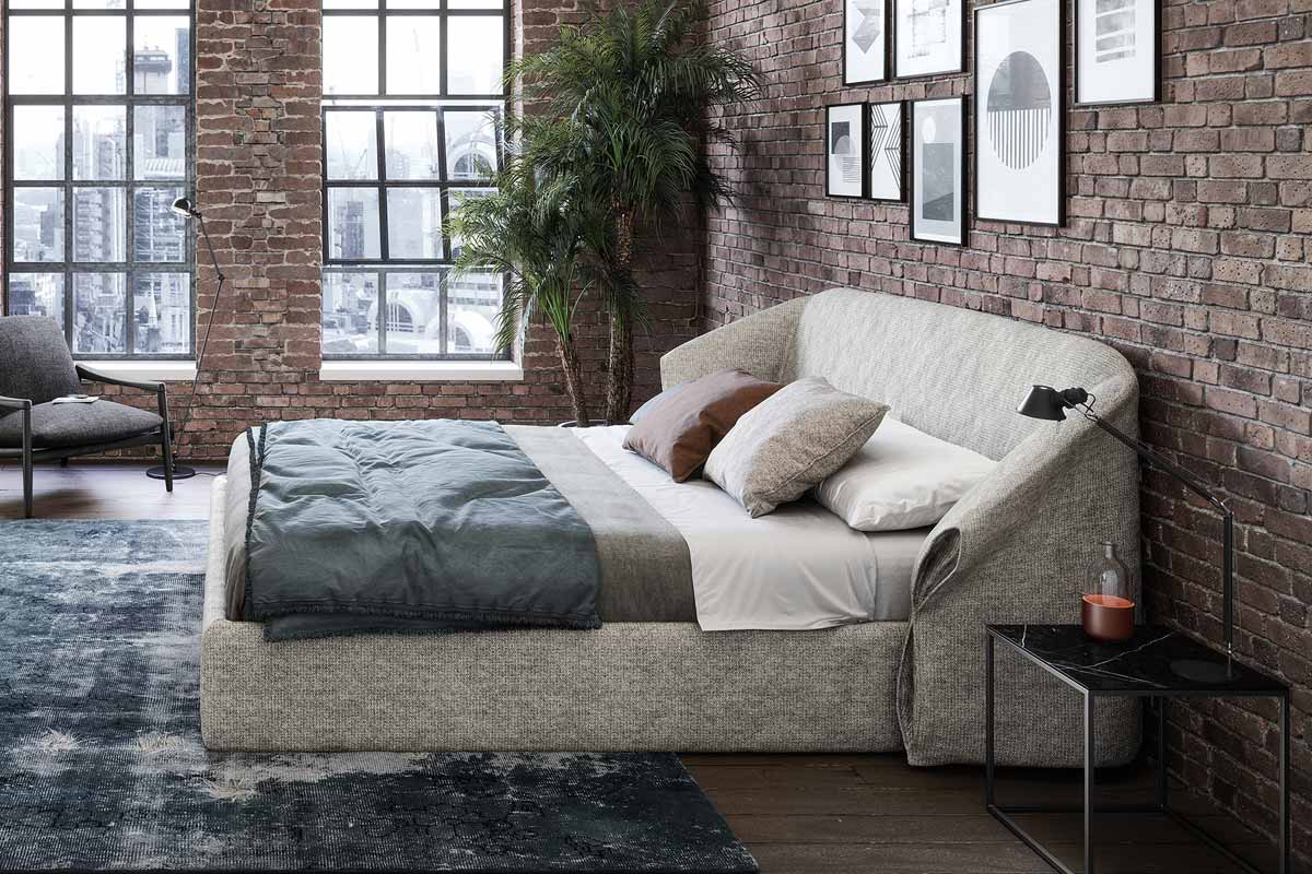 Letto matrimoniale moderno imbottito Top Lops Hide 6