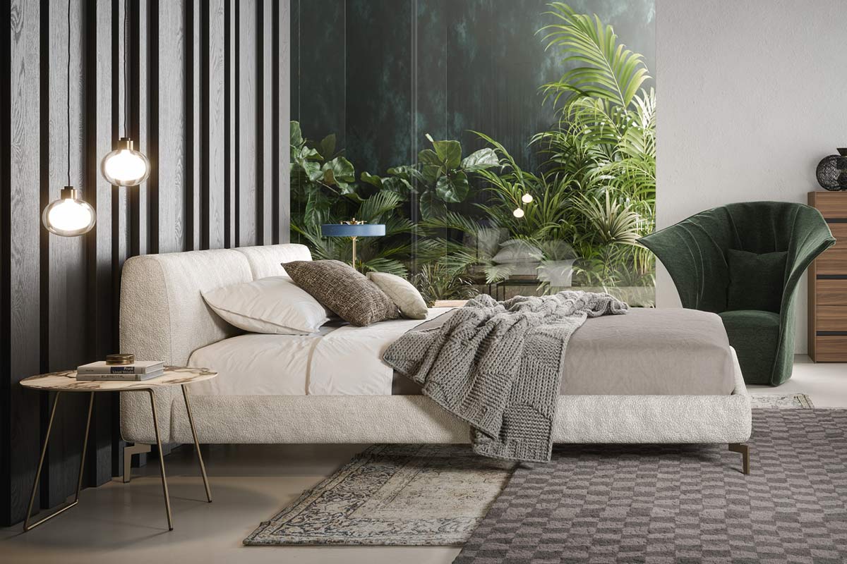 Letto matrimoniale moderno imbottito Top Lops Margot 3