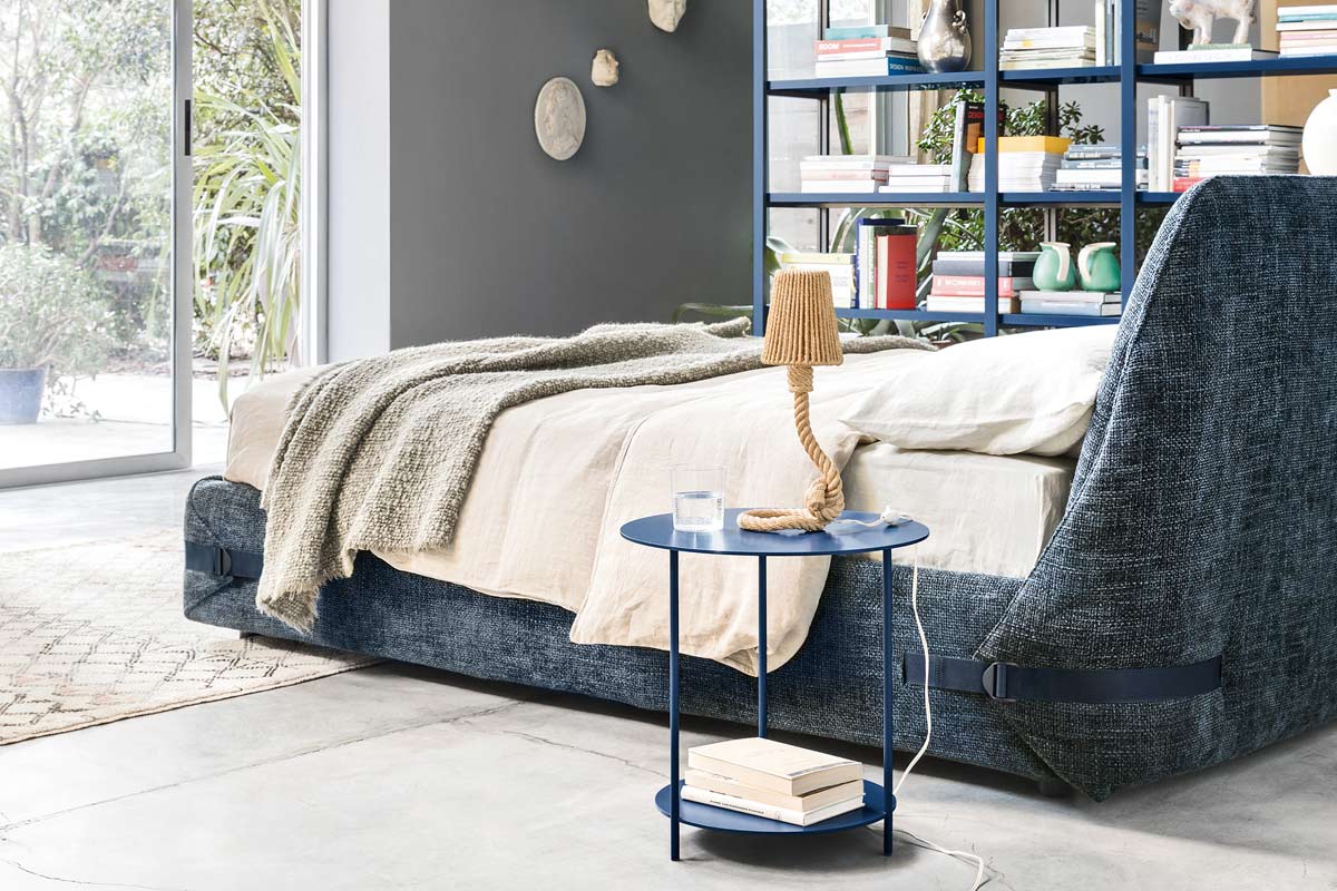 Letto matrimoniale moderno imbottito Top Lops Tape 5