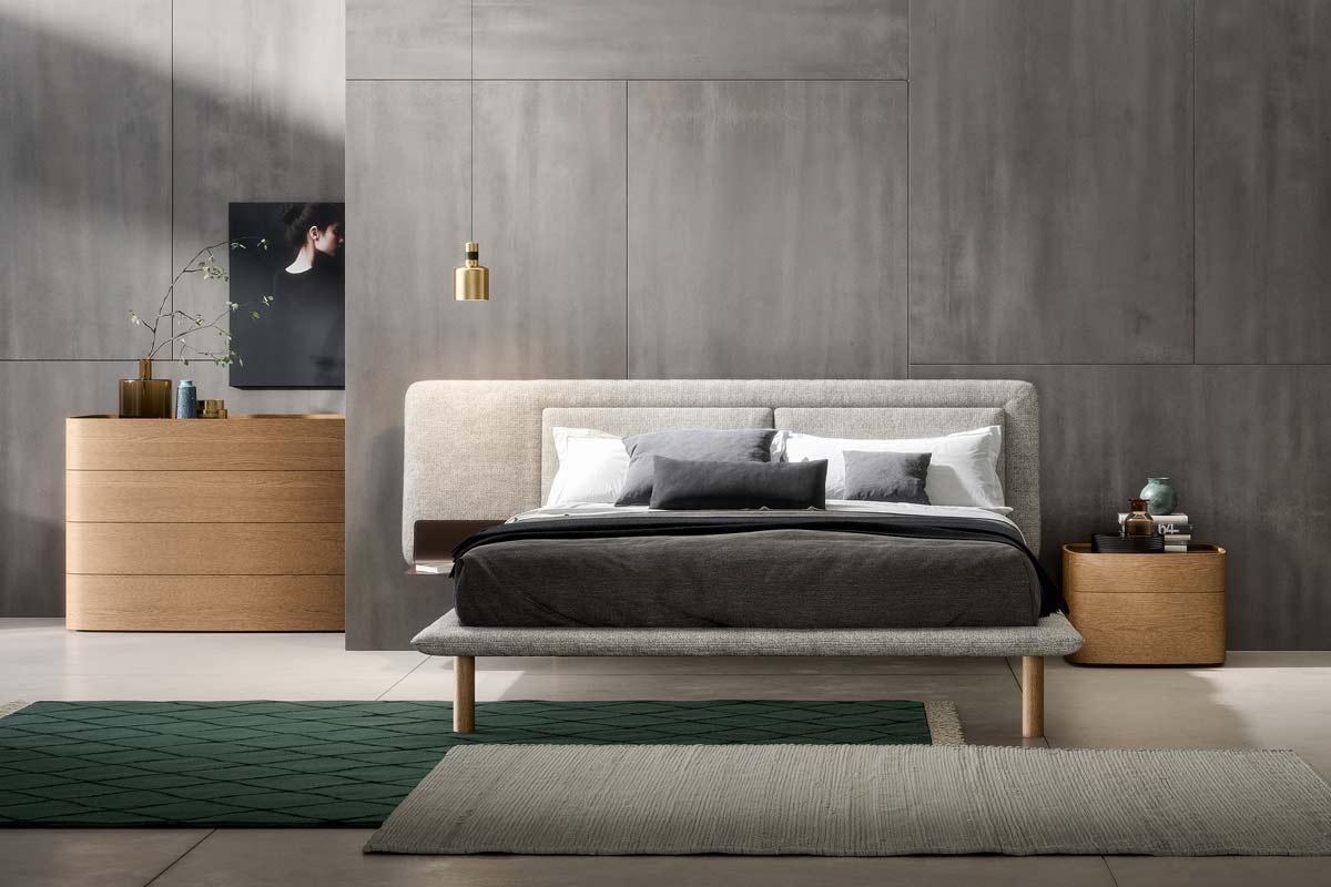 Letto matrimoniale moderno imbottito Top Lops Matisse 4