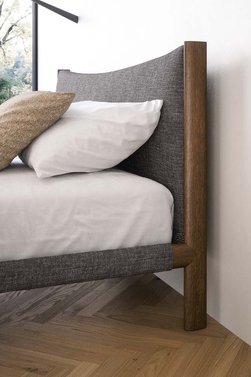 Letto matrimoniale moderno imbottito Top Lops Mizu 3