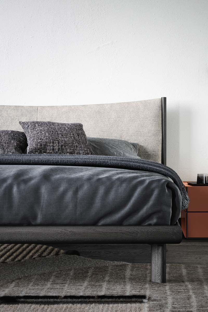 Letto matrimoniale moderno imbottito Top Lops Mizu 5