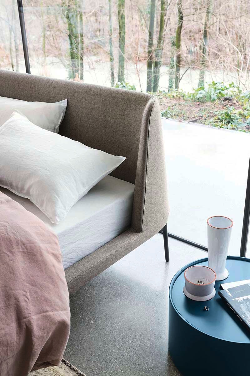 Letto matrimoniale moderno imbottito Top Lops Velvet 3