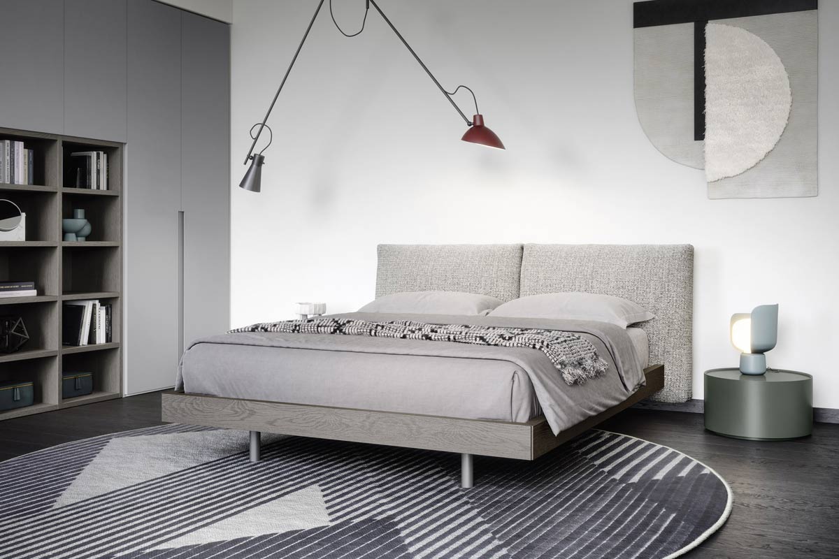 Letto matrimoniale moderno imbottito Top Lops Twice 4