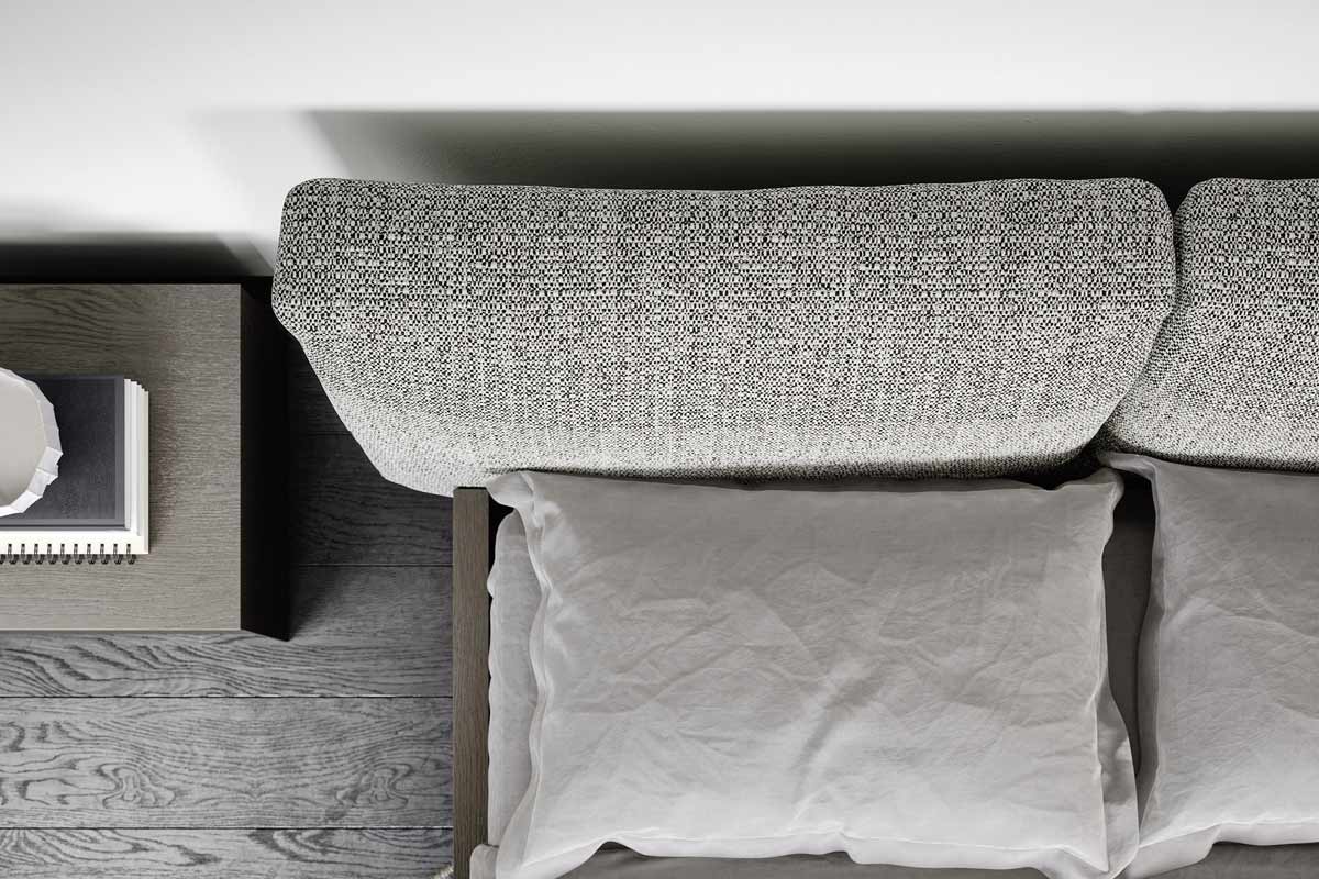 Letto matrimoniale moderno imbottito Top Lops Twice 6