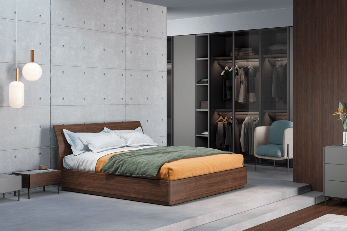 Letto matrimoniale moderno Top Lops Bend 8