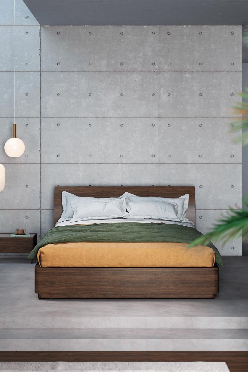 Letto matrimoniale moderno Top Lops Bend 10